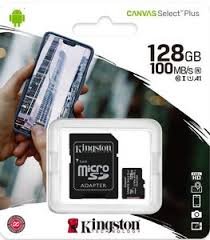Tarjetas De Memoria Micro Sd 128 Gb Kingston C/adapt Sd