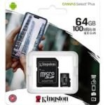 Tarjetas De Memoria Micro Sd 64 Gb Kingston C/adapt Sd